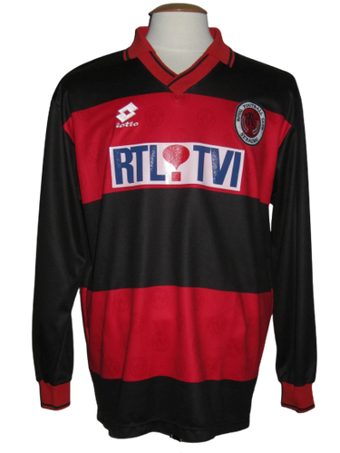 RFC Seraing 1994-95 Home shirt MATCH WORN vs Dinamo Moskou #5 Marc Schaessens