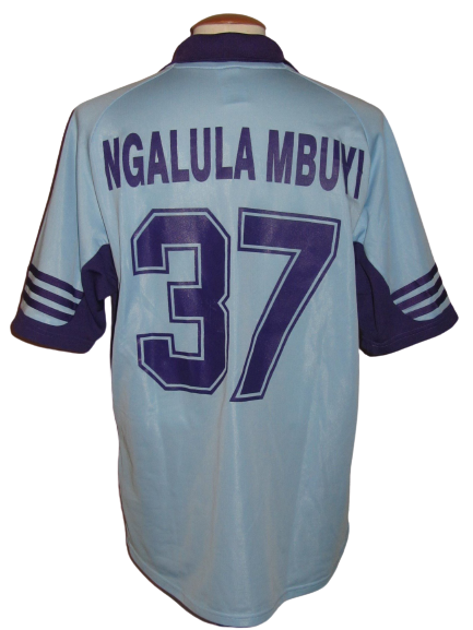 RSC Anderlecht 2001-02 Away shirt MATCH ISSUE Champions League #37 Ngalula Mbuyi