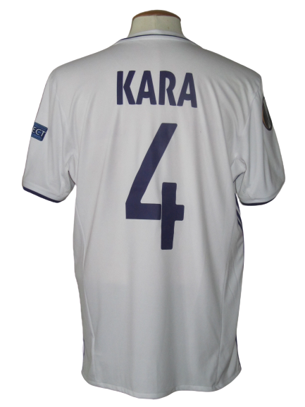 RSC Anderlecht 2016-17 Away shirt MATCH ISSUE/WORN Europa League #4 Kara Mbodj vs FSV Mainz 05