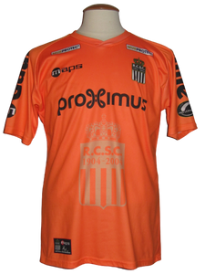 RCS Charleroi 2015-16 Away shirt MATCH WORN #28 Enes Saglik