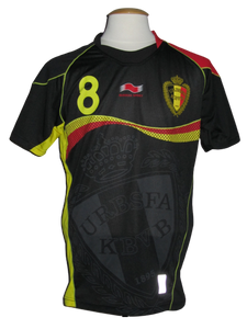 Rode Duivels 2013 Qualifiers Away shirt #8 Marouane Fellaini