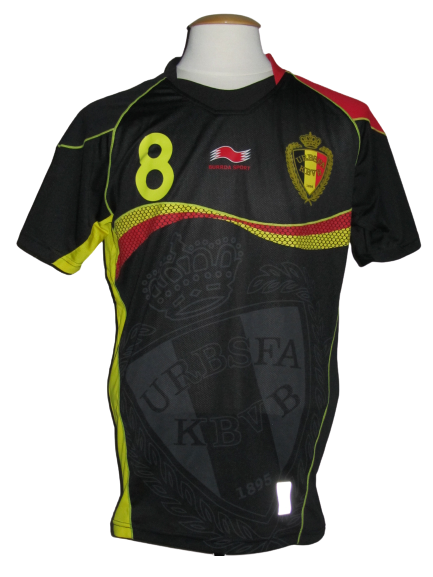 Rode Duivels 2013 Qualifiers Away shirt #8 Marouane Fellaini