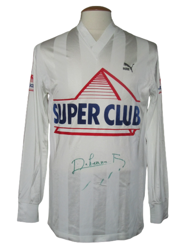 Royal Antwerp FC 1988-89 Away shirt MATCH ISSUE/WORN #3 Franky Dekenne