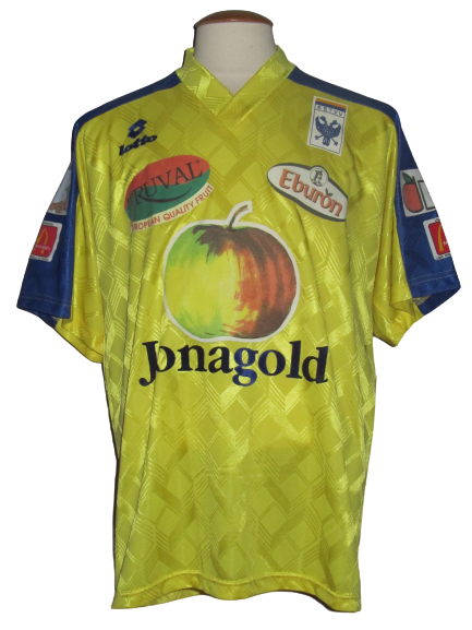 Sint-Truiden VV 1996-97 Home shirt MATCH ISSUE/WORN #19