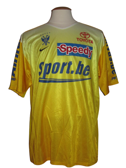 Sint-Truiden VV 2002-03 Home shirt MATCH ISSUE/WORN #10 Tom Van Imschoot
