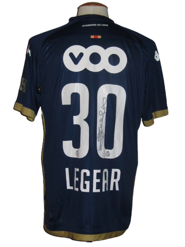 Standard Luik 2015-16 Third shirt MATCH ISSUE/WORN #30 Jonathan Legear