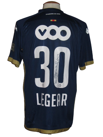 Standard Luik 2015-16 Third shirt MATCH ISSUE/WORN #30 Jonathan Legear
