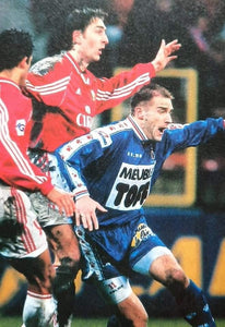 Royal Excel Mouscron 1998-99 Away shirt MATCH ISSUE/WORN #13 Frédéric Pierre