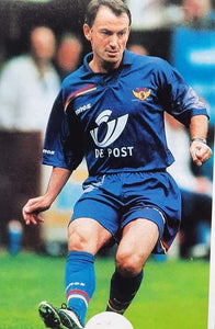 Germinal Beerschot 2000-01 Home shirt MATCH ISSUE/WORN #14 Dirk Huysmans