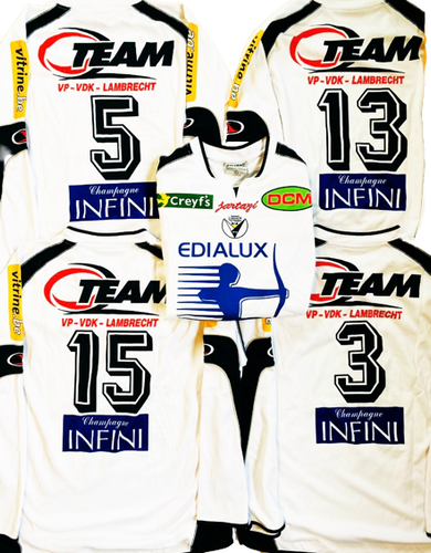 KSC Lokeren 2004-05 Home shirt MATCH ISSUE/WORN L/S *multiple # available*