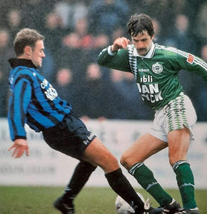 KFC Lommel SK 1996-97 Home shirt MATCH ISSUE/WORN #7 Gert Cannaerts